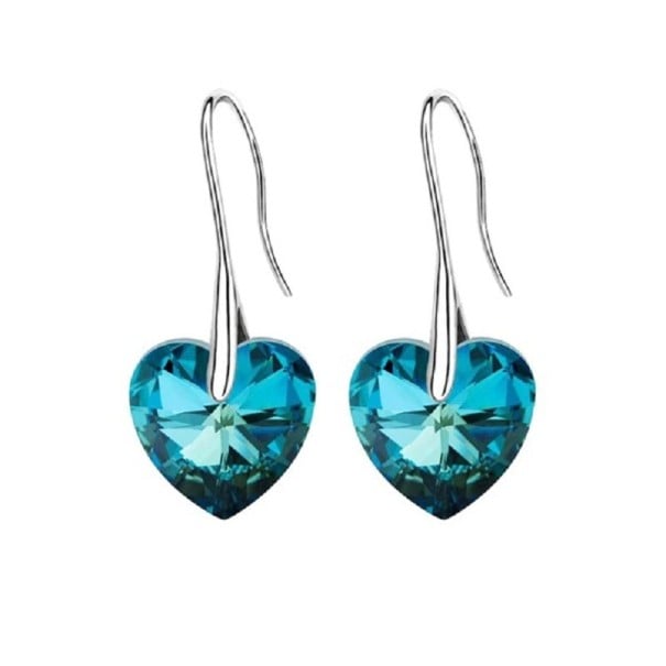 Pendientes colgantes de corazón para mujer A2835 5