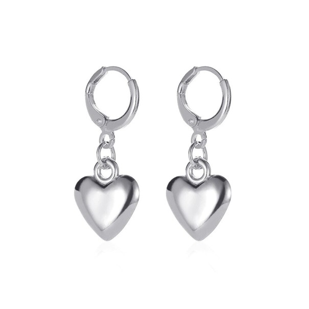 Pendientes colgantes de corazón para mujer G319 6