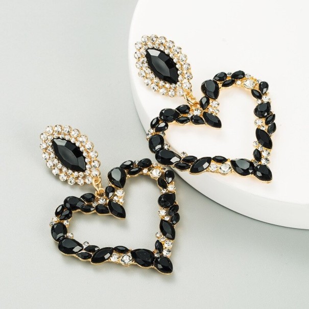 Pendientes colgantes de corazón para mujer G524 1