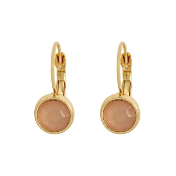 Pendientes colgantes de mujer C1068 beige