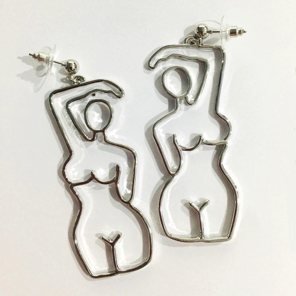 Pendientes colgantes de mujer C1212 4