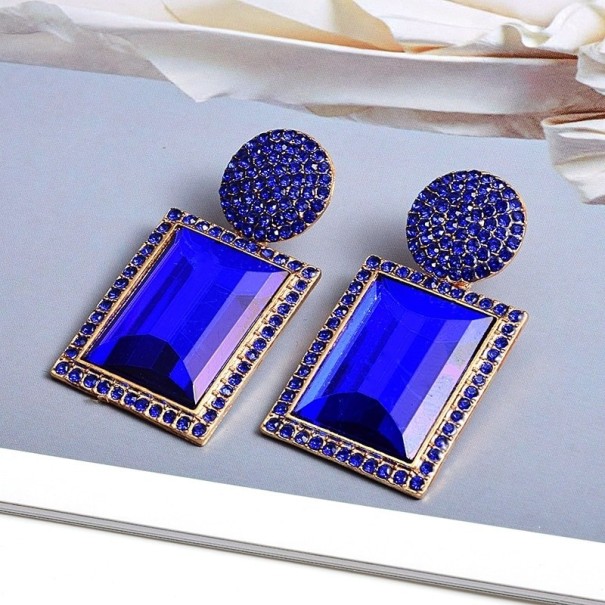 Pendientes colgantes de mujer con circonitas A2599 3
