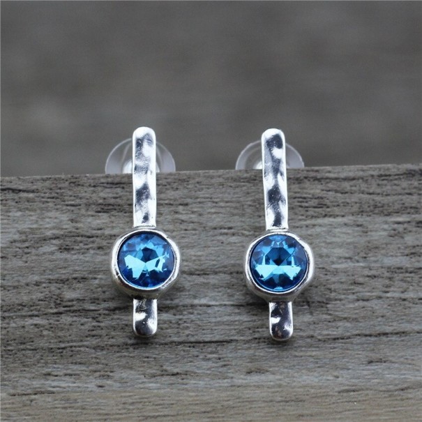 Pendientes colgantes de mujer con circonitas G1210 2