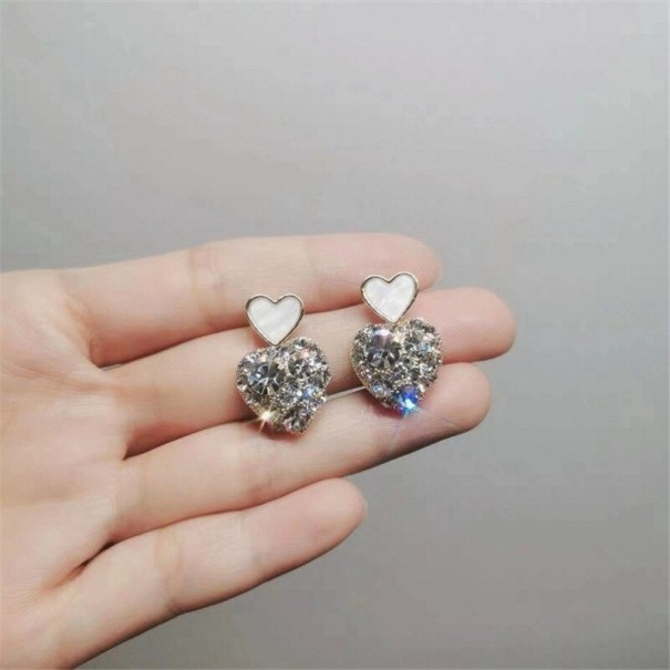 Pendientes colgantes de mujer con circonitas G130 1