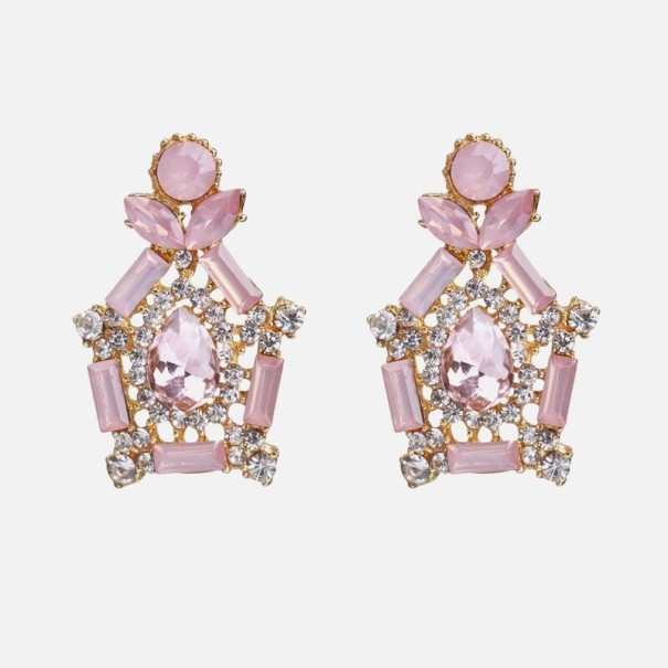 Pendientes colgantes de mujer con circonitas G478 6