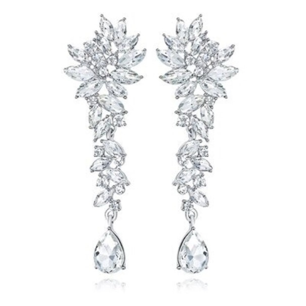 Pendientes colgantes de mujer con circonitas G617 6