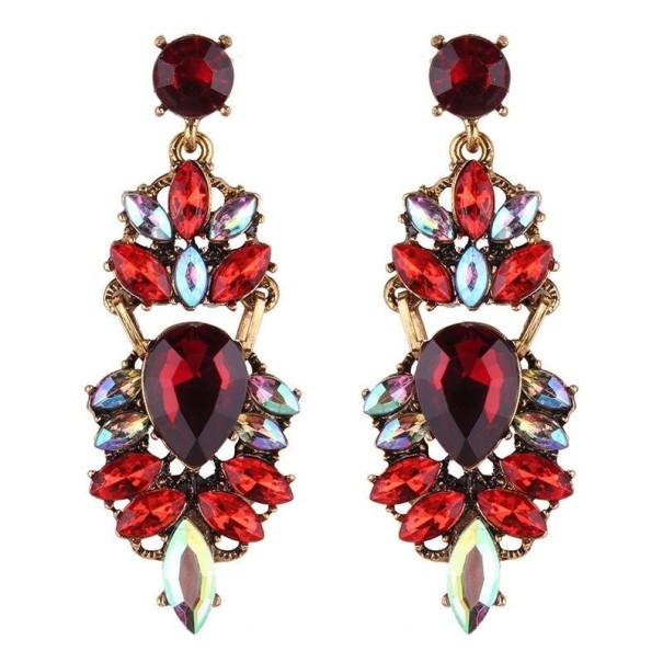 Pendientes colgantes de mujer con circonitas G639 41