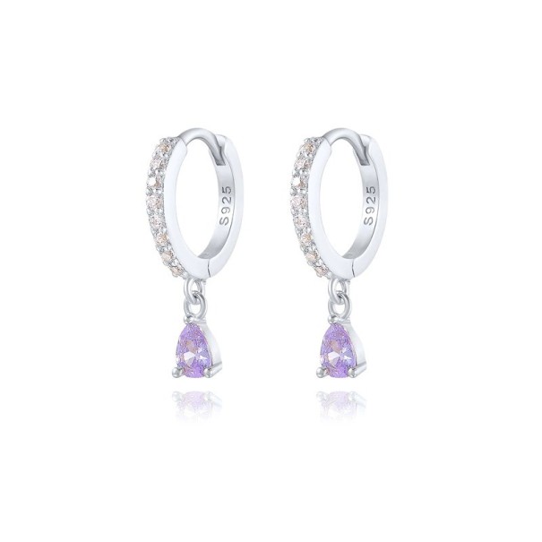 Pendientes colgantes de mujer con circonitas H743 15