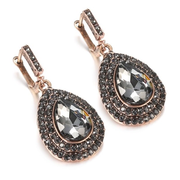 Pendientes colgantes de mujer con colgante G923 blanco