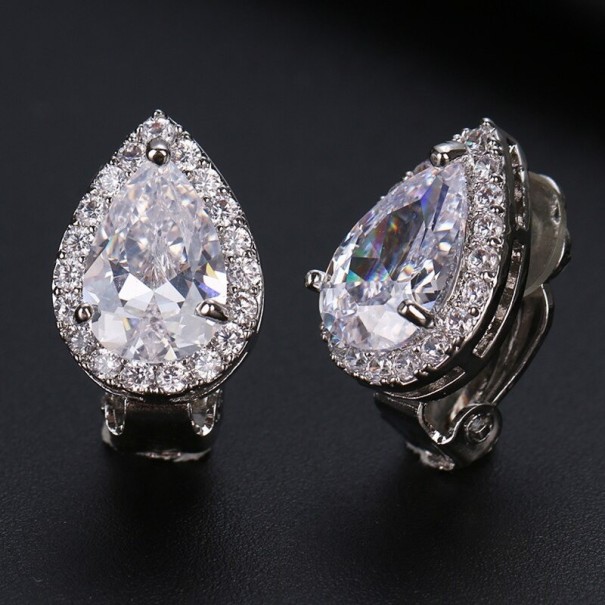 Pendientes colgantes de mujer con cristal G1435 1