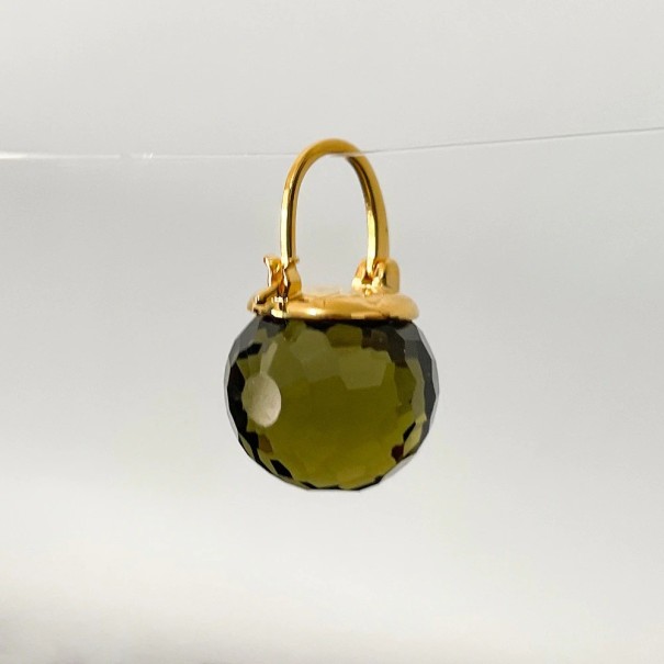 Pendientes colgantes de mujer con cristales. 5