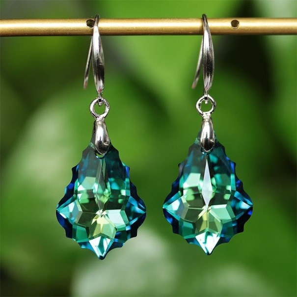 Pendientes colgantes de mujer con cristales G776 3