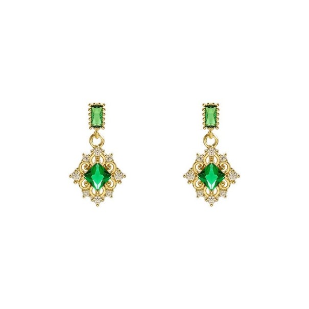 Pendientes colgantes de mujer con cristales G791 1