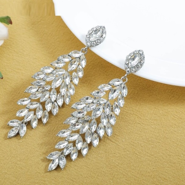 Pendientes colgantes de mujer con cristales G937 7