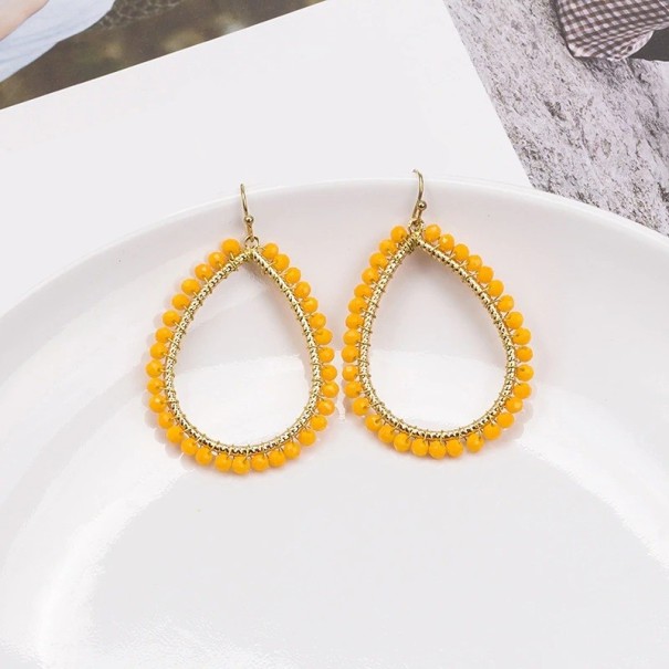 Pendientes colgantes de mujer con cuentas G1388 10