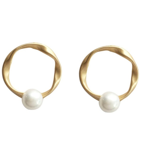 Pendientes colgantes de mujer con perla G1208 1