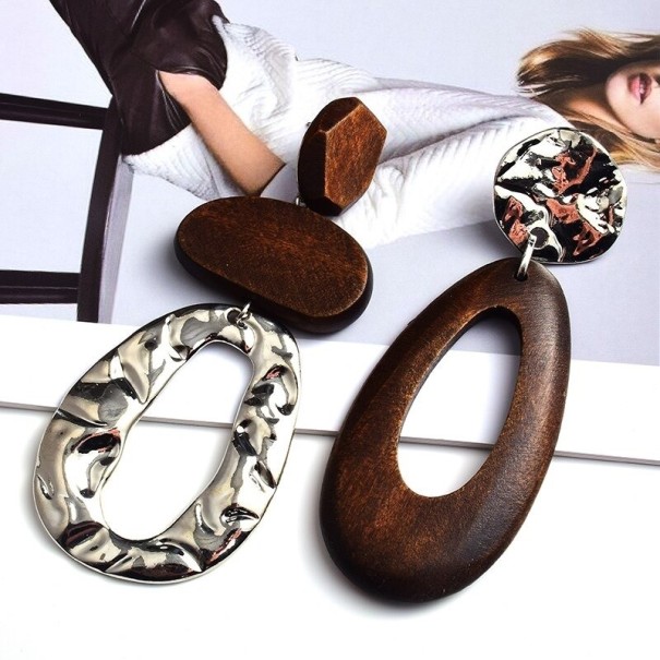 Pendientes colgantes de mujer G1029 plateado