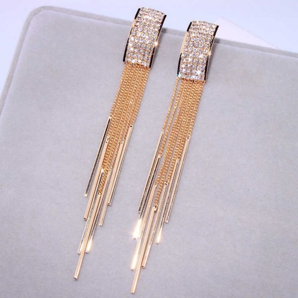 Pendientes colgantes de mujer G1099 dorado