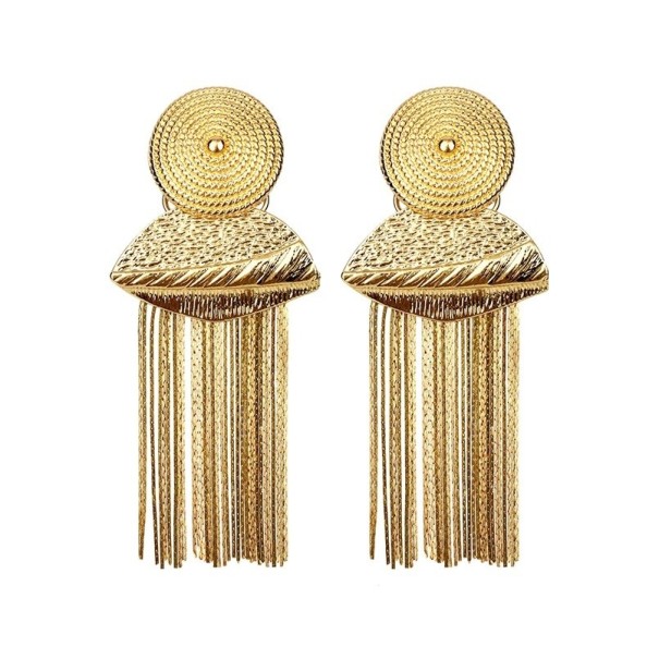 Pendientes colgantes de mujer G1101 dorado