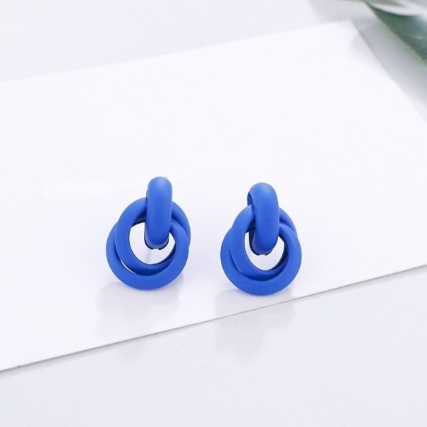 Pendientes colgantes de mujer G1126 azul