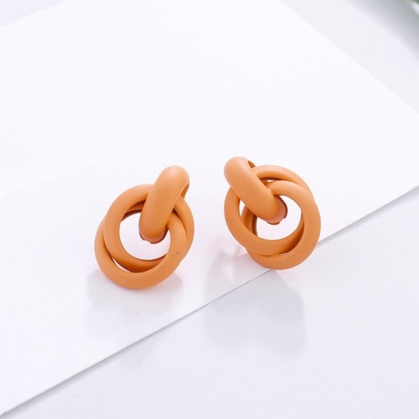 Pendientes colgantes de mujer G1126 naranja
