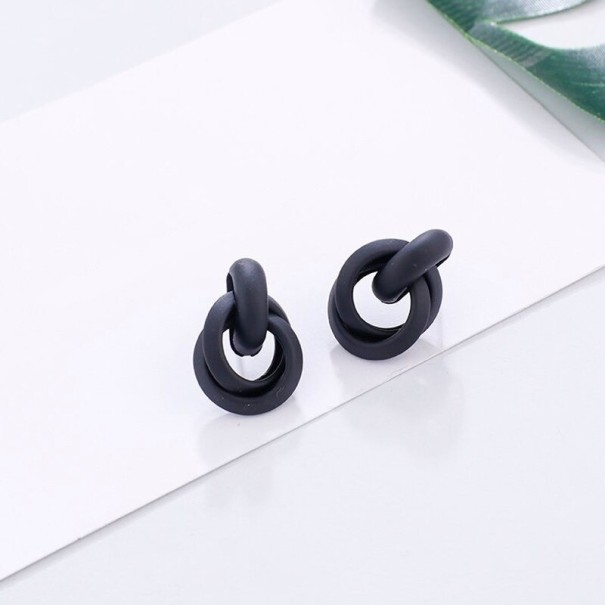 Pendientes colgantes de mujer G1126 negro