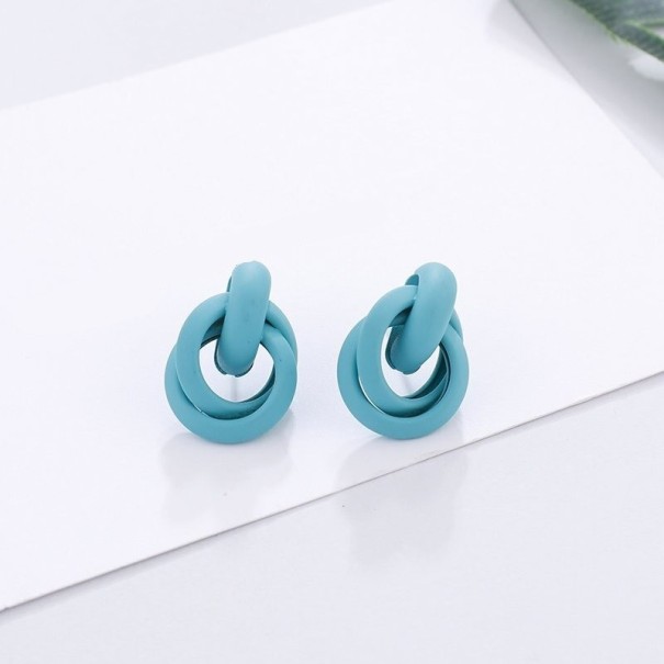 Pendientes colgantes de mujer G1126 turquesa