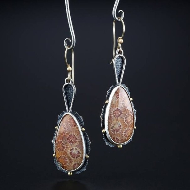 Pendientes colgantes de mujer G1190 18