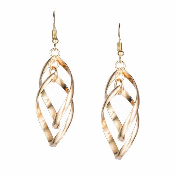 Pendientes colgantes de mujer G1202 dorado