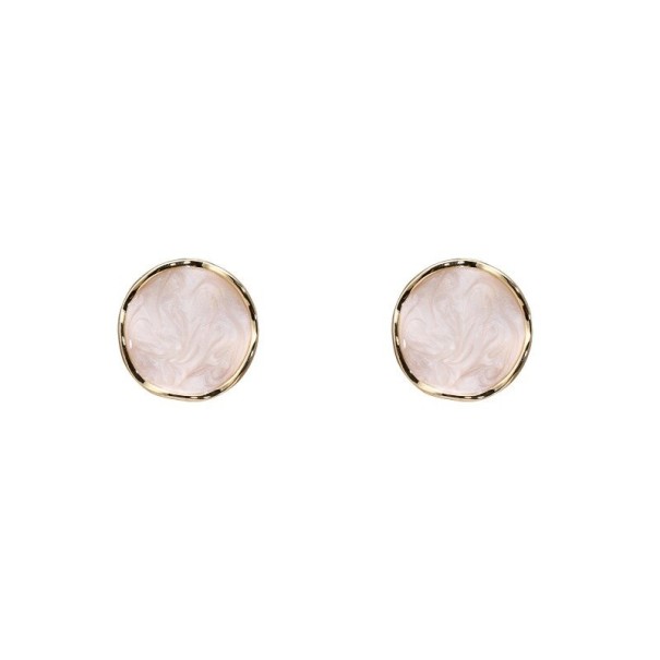 Pendientes colgantes de mujer G1218 blanco