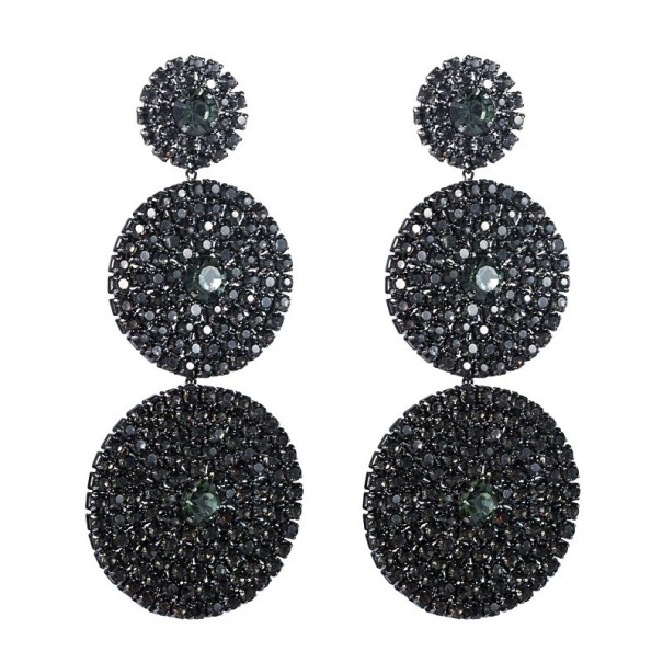 Pendientes colgantes de mujer G1250 negro