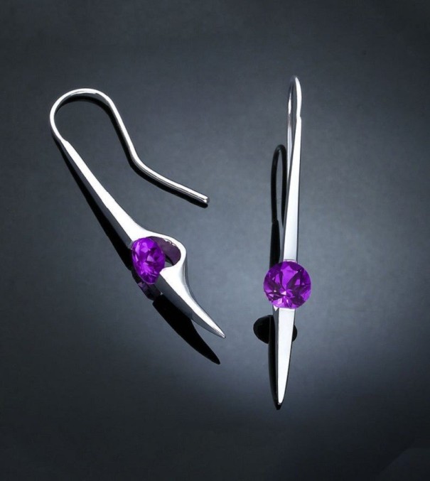 Pendientes colgantes de mujer G1296 4