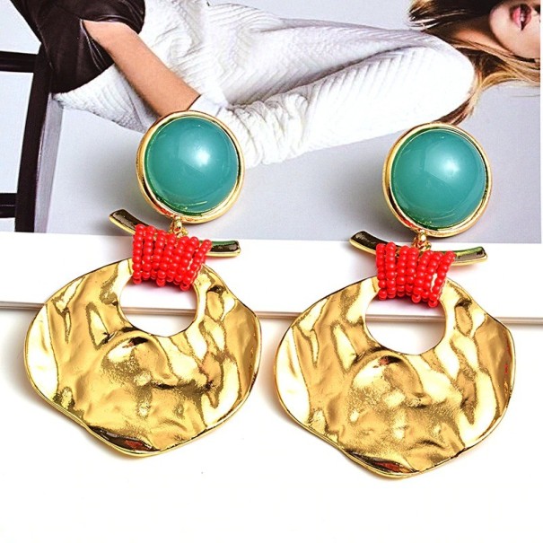 Pendientes colgantes de mujer G1343 rojo