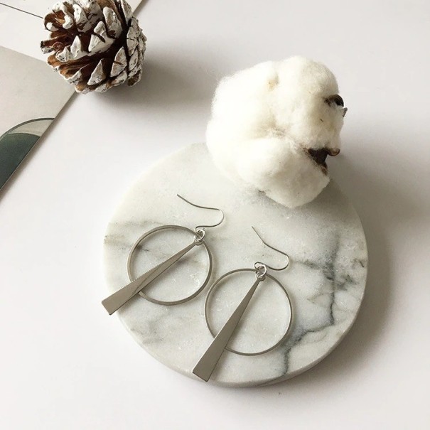Pendientes colgantes de mujer G1405 plateado