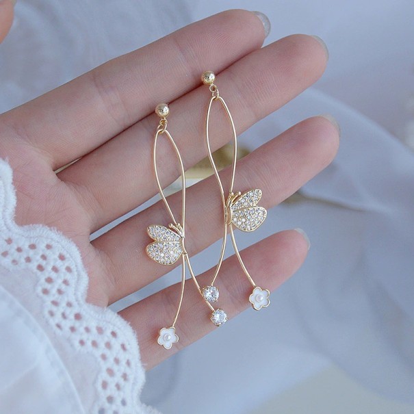 Pendientes colgantes de mujer G1458 1