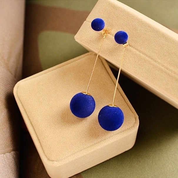 Pendientes colgantes de mujer G1521 azul