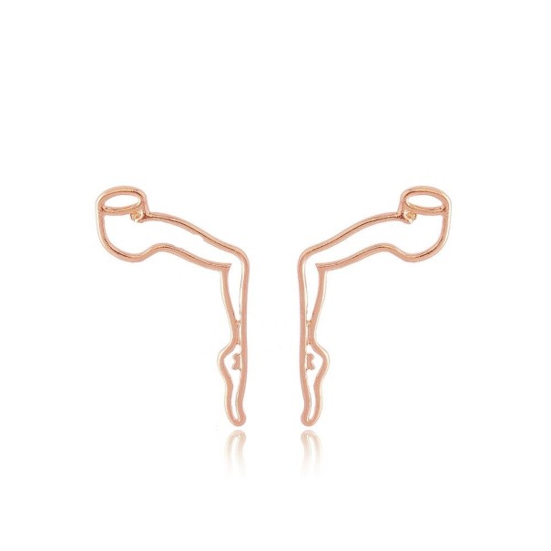 Pendientes colgantes de mujer G165 rosa viejo
