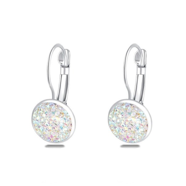 Pendientes colgantes de mujer G171 blanco