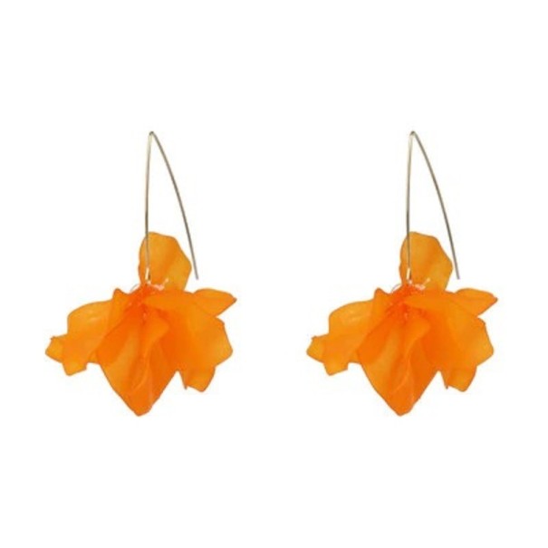 Pendientes colgantes de mujer G428 naranja claro