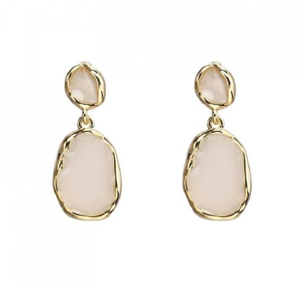 Pendientes colgantes de mujer G574 marfil