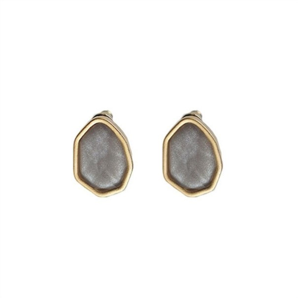 Pendientes colgantes de mujer G745 gris