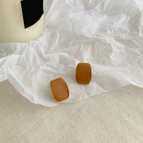 Pendientes colgantes de mujer G765 ocre