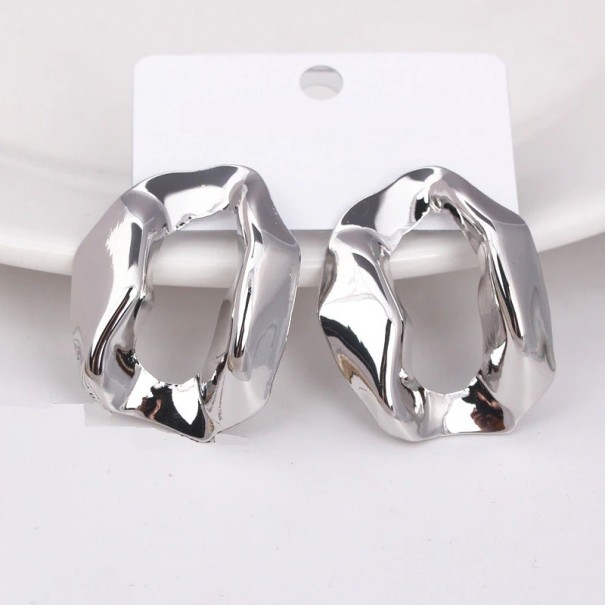 Pendientes colgantes de mujer H794 plateado