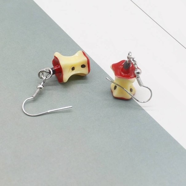 Pendientes colgantes de mujer manzana G1095 3