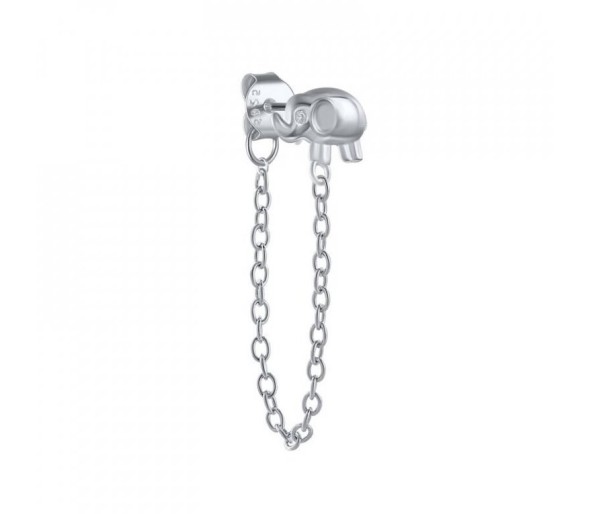 Pendientes colgantes de mujer plateado 13