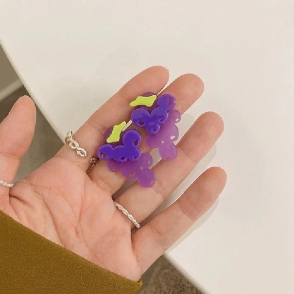 Pendientes colgantes de vino para mujer 2