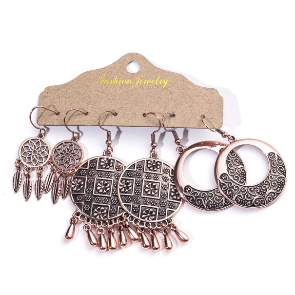 Pendientes colgantes mujer 3 pares G1018 14