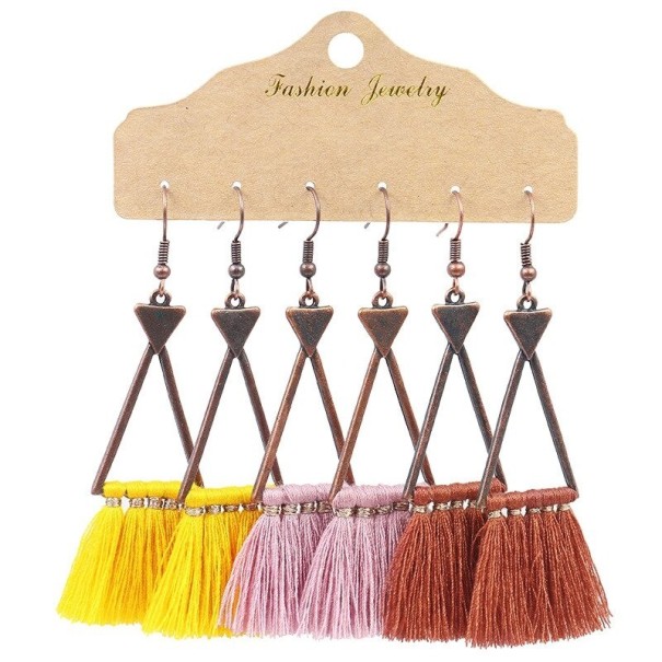 Pendientes colgantes mujer 3 pares G1068 6