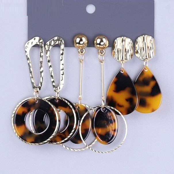 Pendientes colgantes mujer 3 pares G392 23