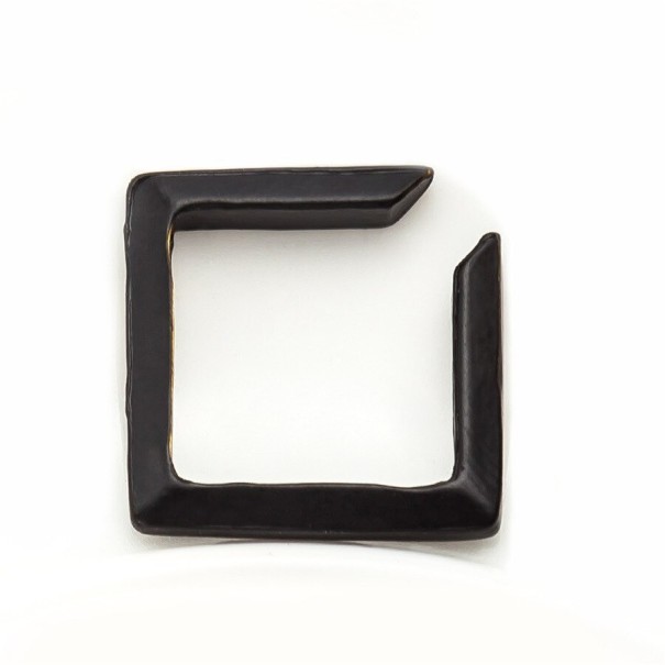 Pendientes colgantes negro 1